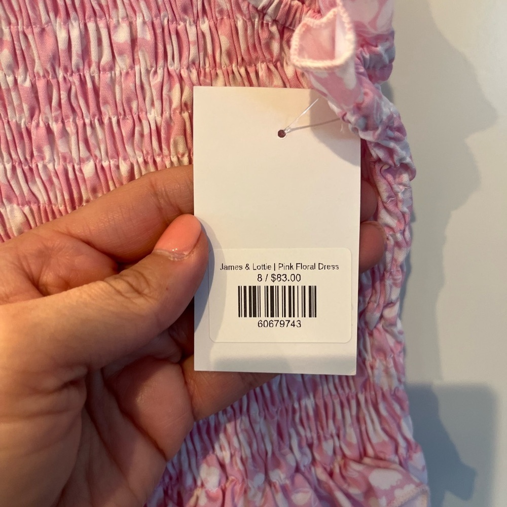 NWT Be Elizabeth James and Lottie Pink Floral Dress - Picture 3 of 6